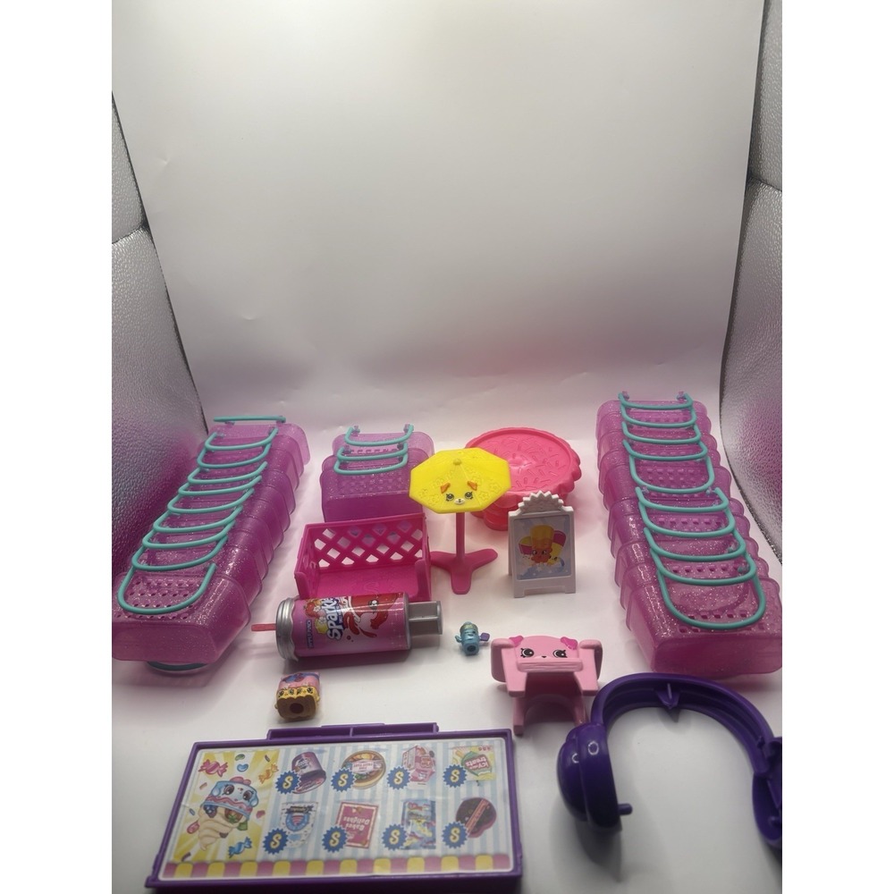 Shopkins Lot Mini Figures Accessories Furniture Playsets Mixed Toy Bundle 33 Pcs